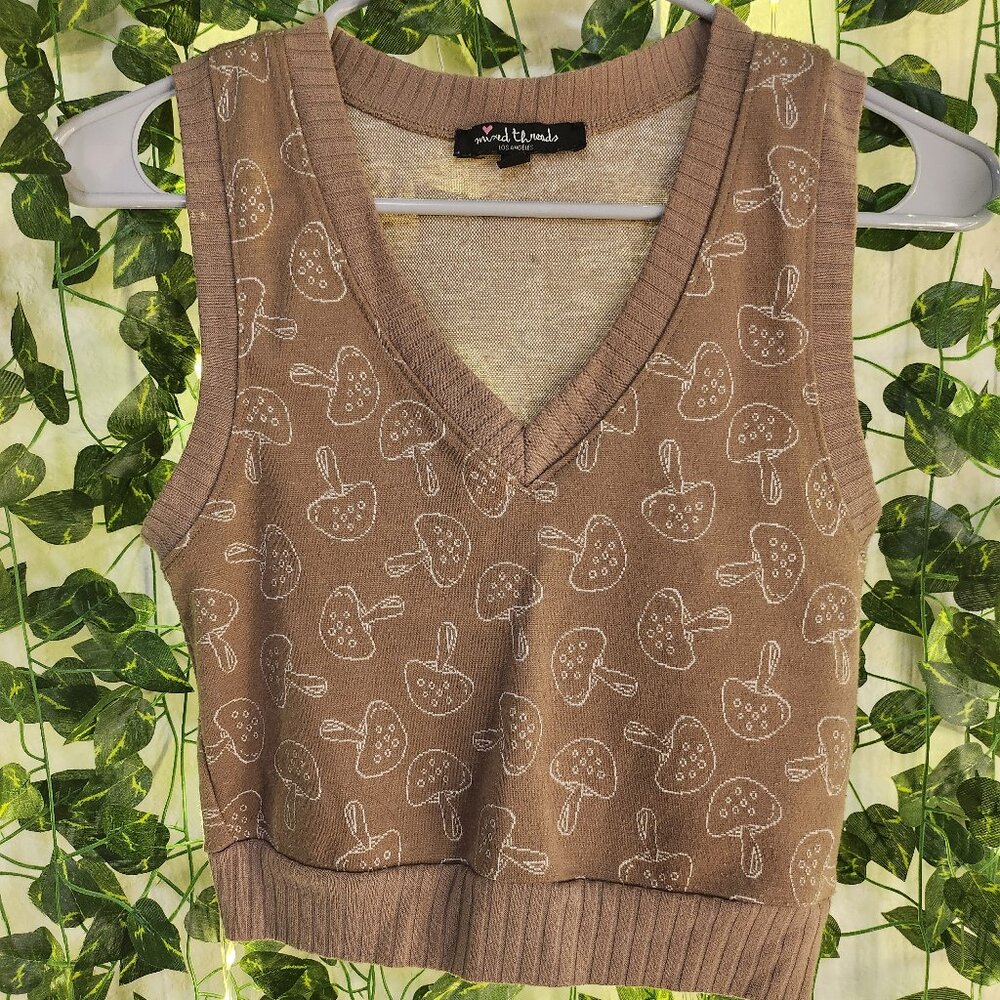 Brown Mushroom vest